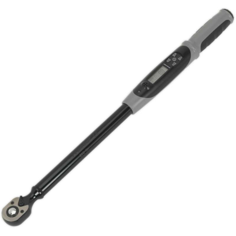 Sealey 1/2"Sq Drive Digital Torque Wrench with Angle Function 20-200Nm - Black Series STW306B