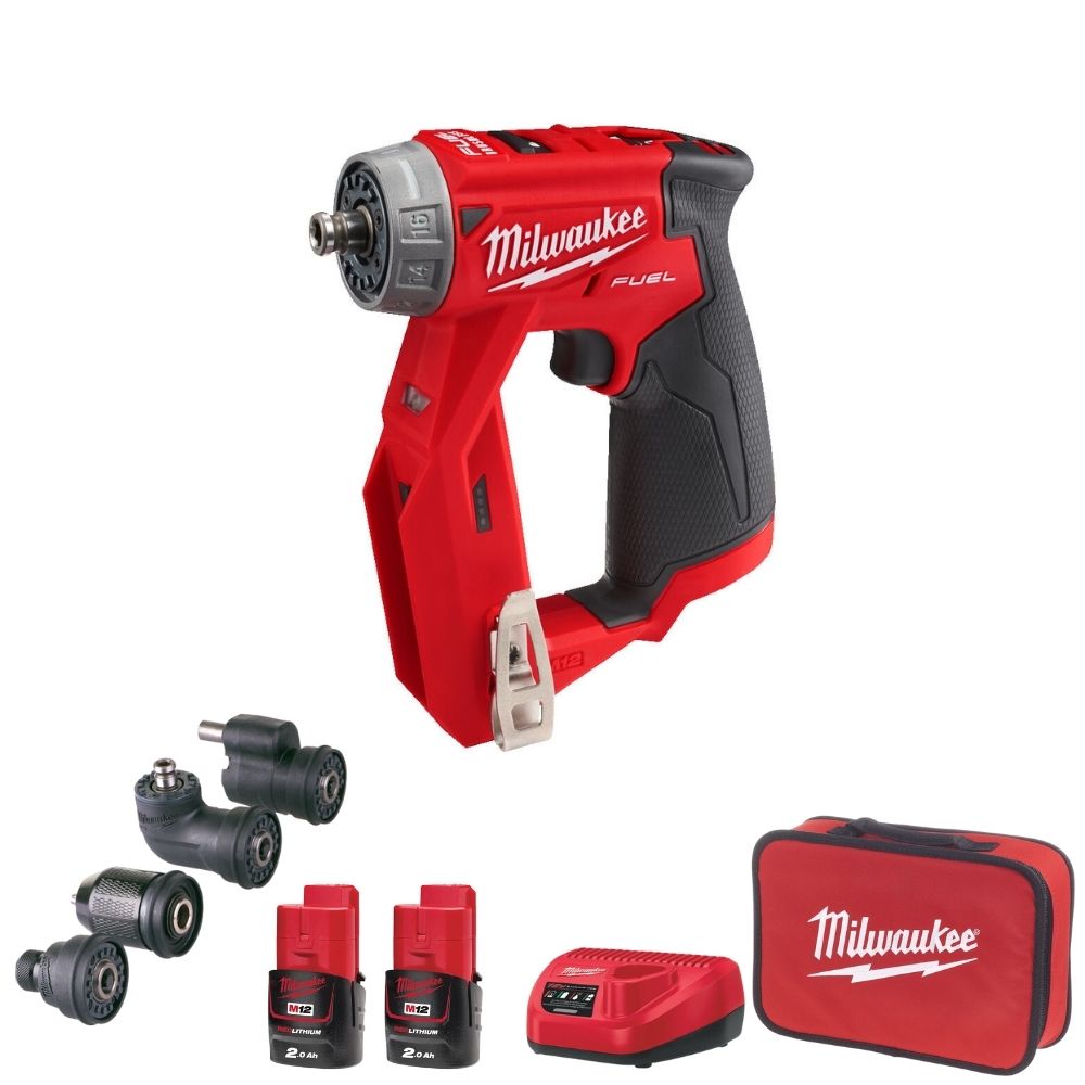 Milwaukee M12 Fuel Installation Drill/Driver with Interchangeable Heads