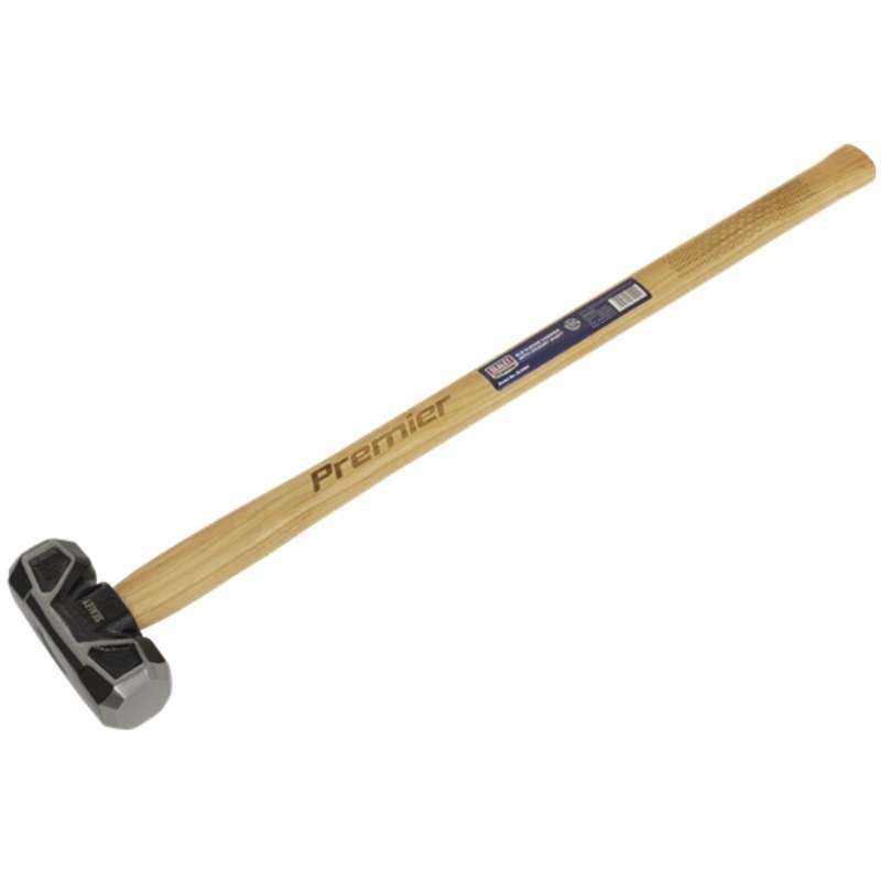 Sealey 8lb Sledge Hammer with Hickory Shaft SLH081