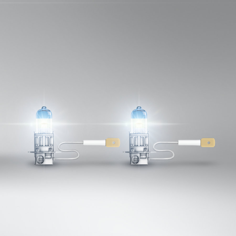 OSRAM Night Breaker Laser H3 12v 55W 150% Brighter Bulb, Generates up to 150% more brightness and up to 20% whiter light compared to the minimum legal standard.