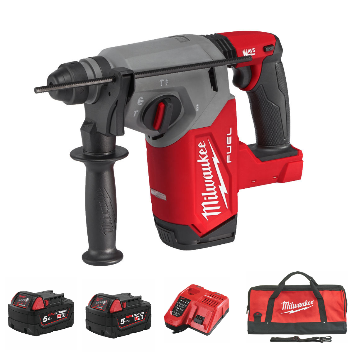 Milwaukee M18 Fuel 4-Mode 26MM SDS-Plus Hammer Drill M18FH-502B