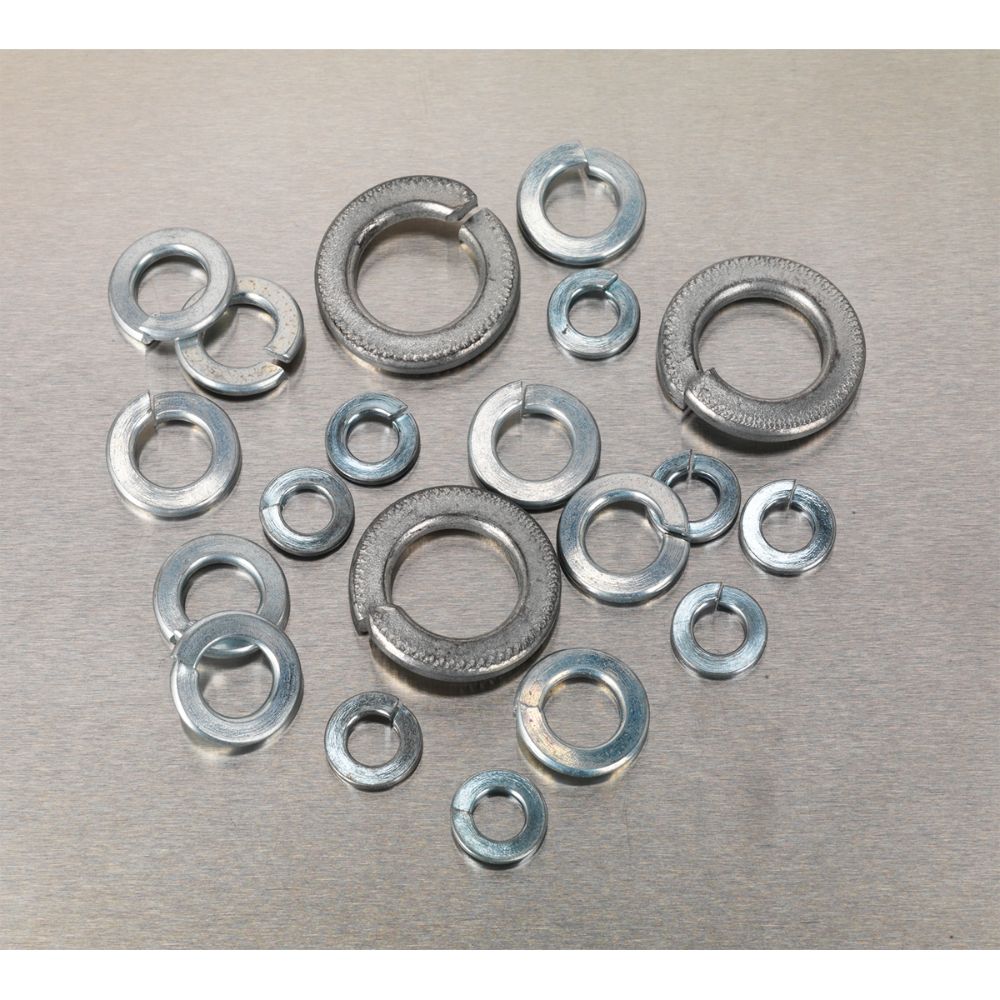 Sealey Spring Washer Assortment 1010pc DIN 127B M6-M16 Metric Zinc AB058SW