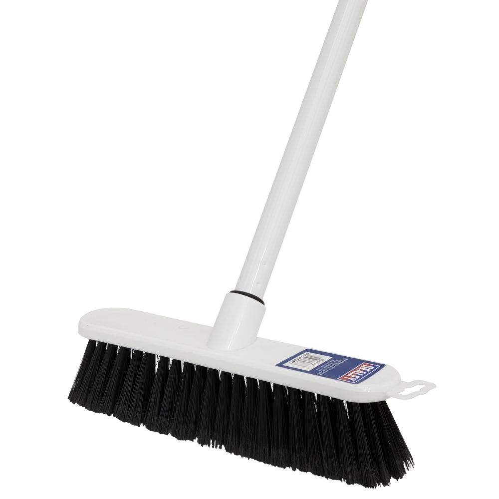 Sealey Broom 11"(280mm) Soft Bristle Indoor Use BM11S