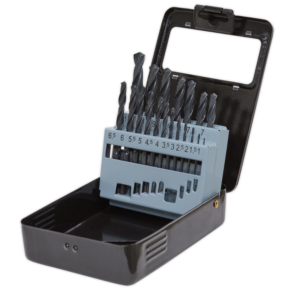 Sealey HSS Roll Forged Drill Bit Set 19pc 1-10mm DBS19RF