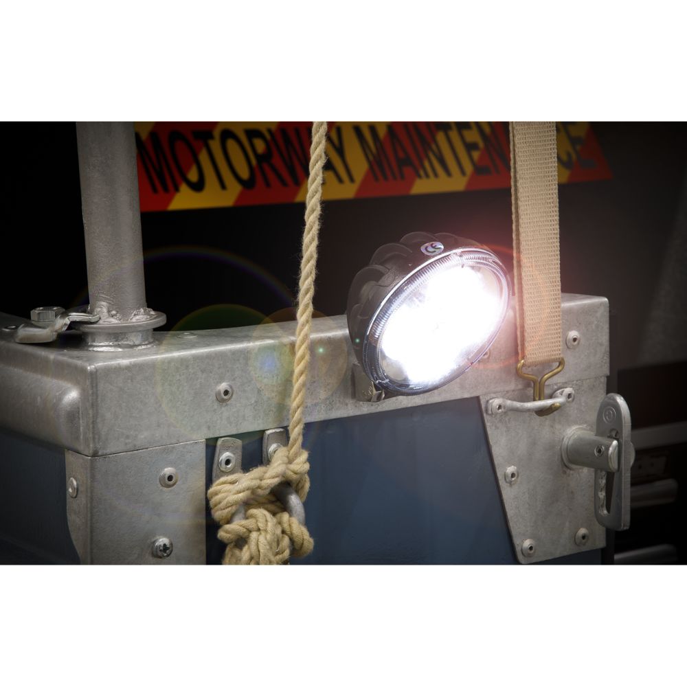 Sealey Round Work Light with Mounting Bracket 12W SMD LED Mini LED1R