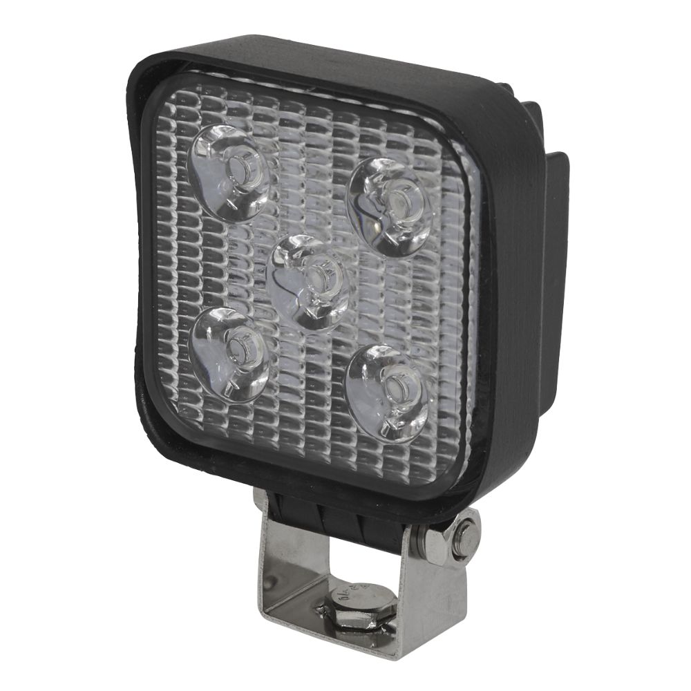 Sealey Mini Square Work Light with Mounting Bracket 15W SMD LED LED2S