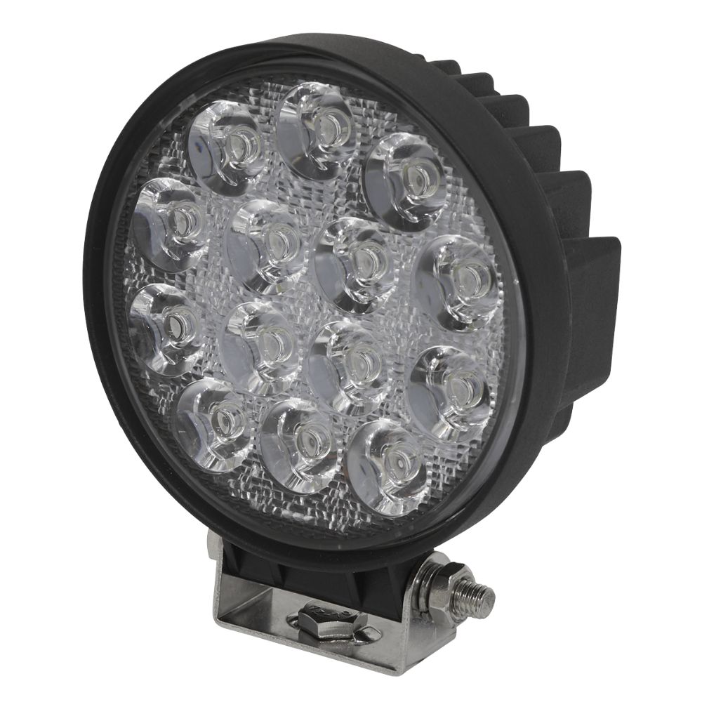 Sealey Round Work Light with Mounting Bracket 42W SMD LED LED4R