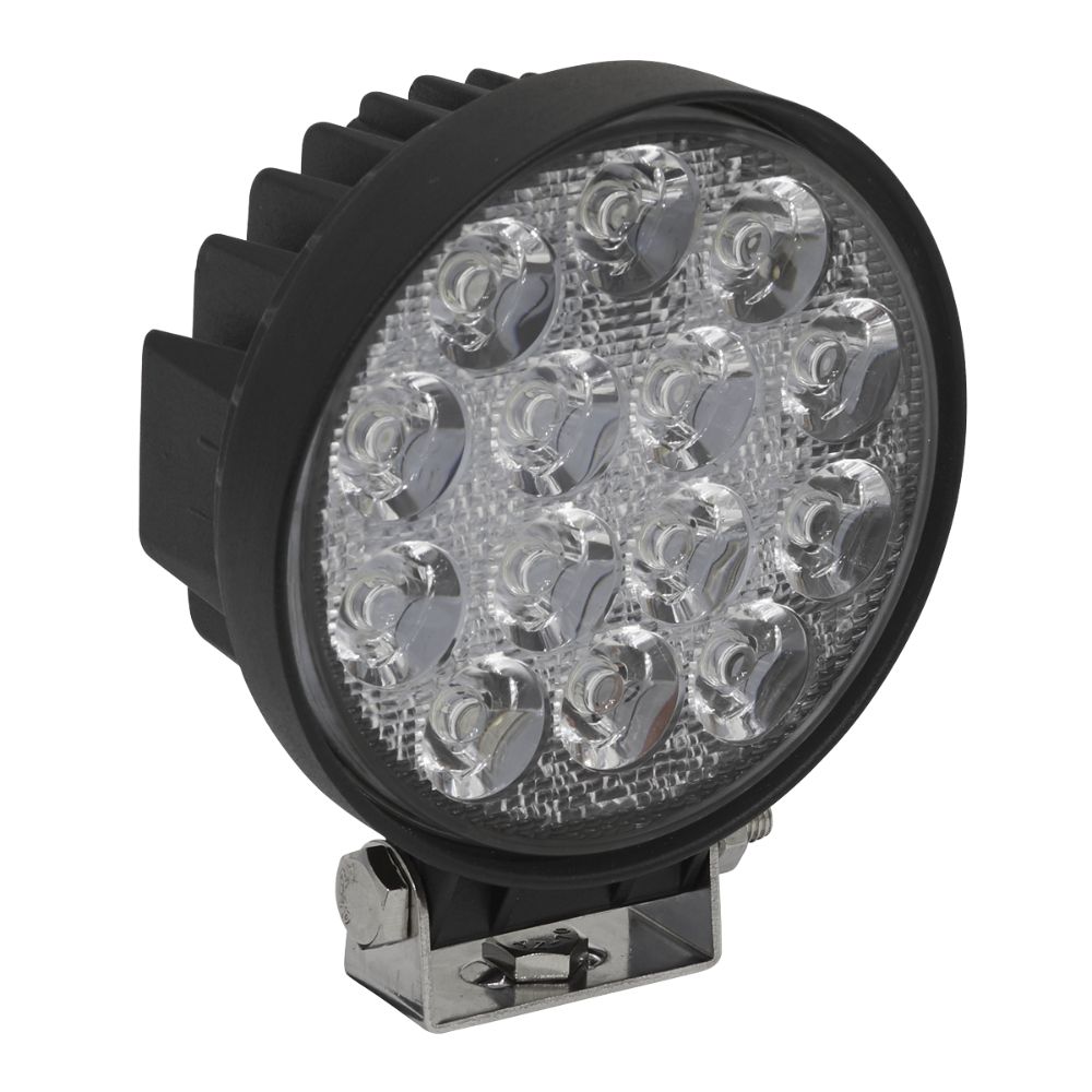 Sealey Round Work Light with Mounting Bracket 42W SMD LED LED4R