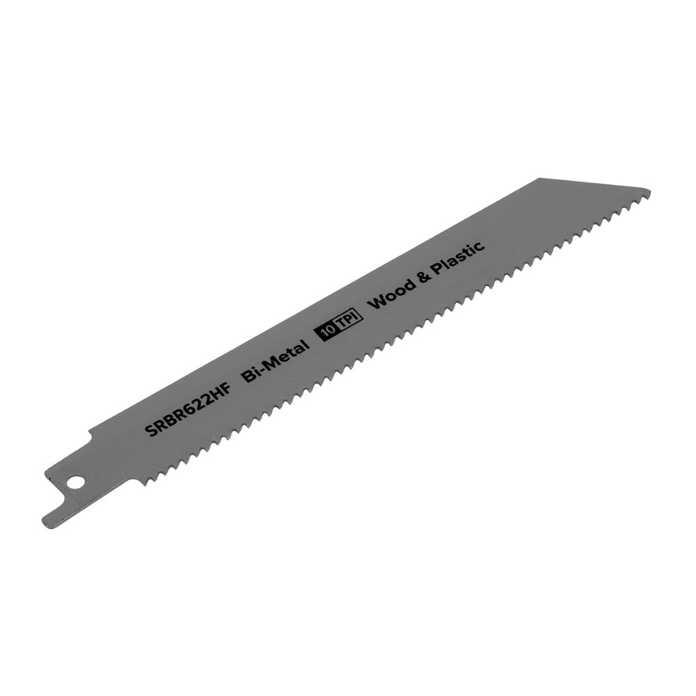 Sealey Reciprocating Saw Blade Wood & Plastics 150mm 10tpi - Pack of 5 SRBR622HF