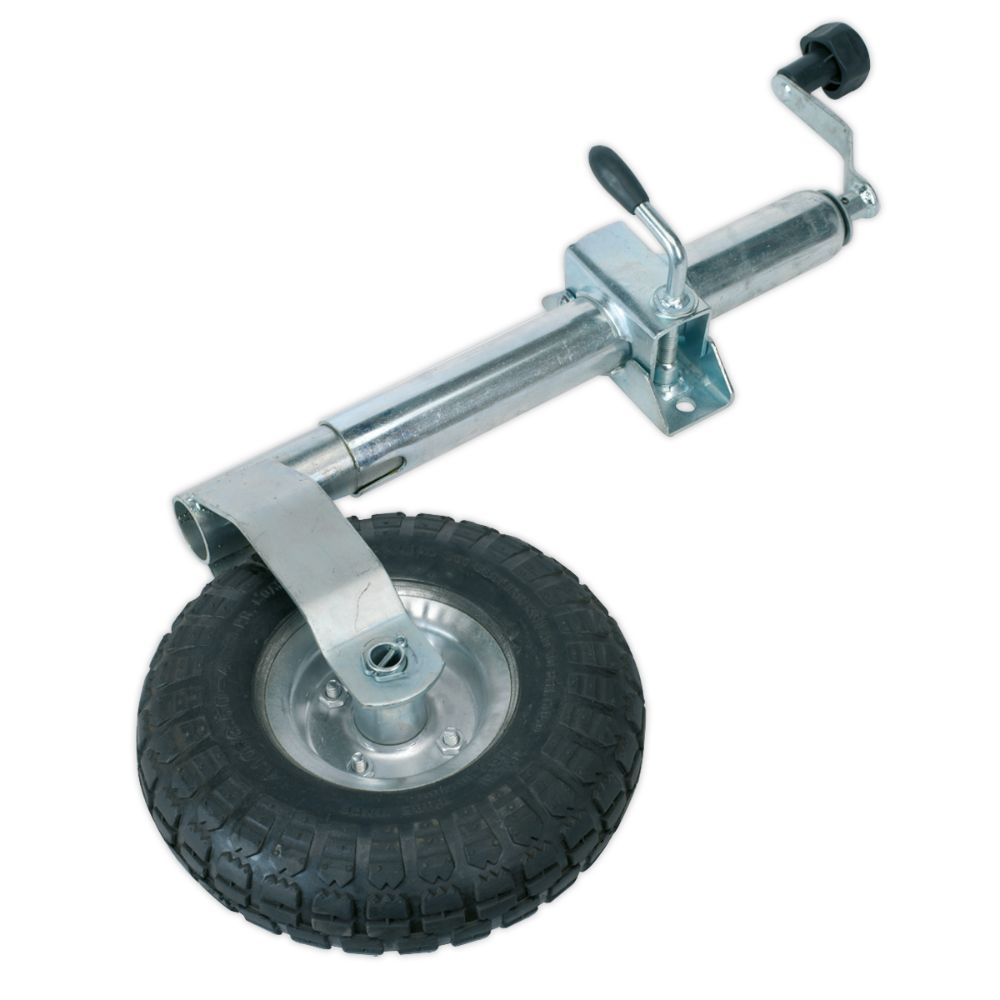 Sealey Jockey Wheel & Clamp Ø48mm - Ø260mm Pneumatic Wheel TB372