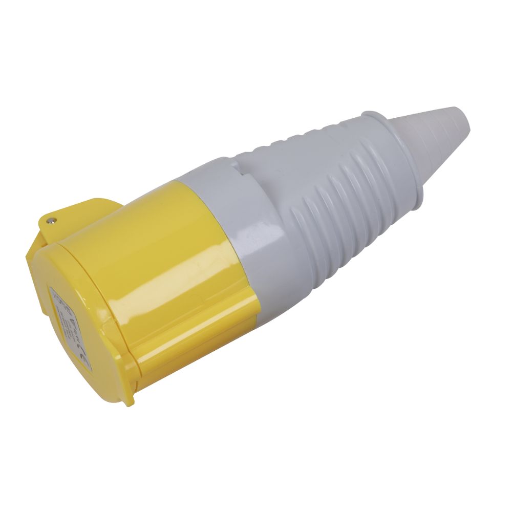 Sealey Yellow Socket 110V 16A WC11016