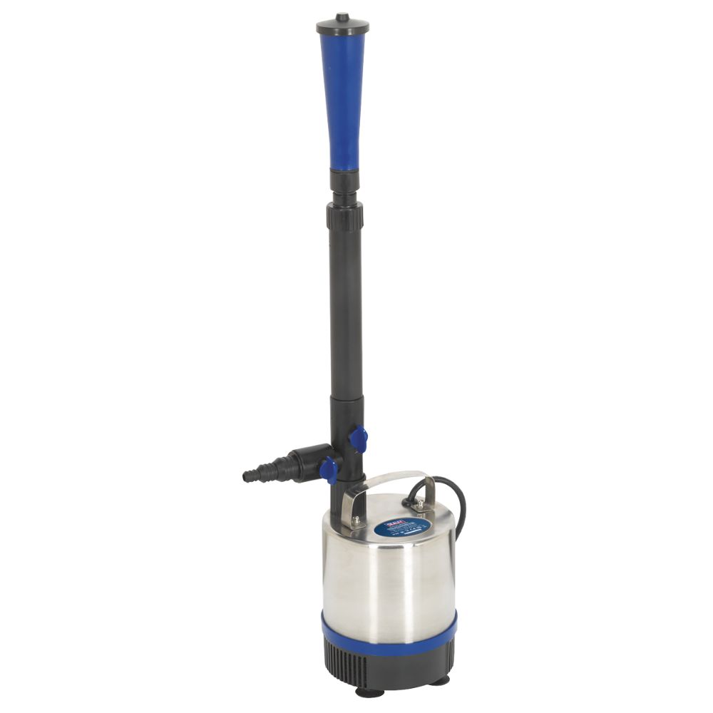 Sealey Submersible Pond Pump Stainless Steel 3000L/hr 230V WPP3000S