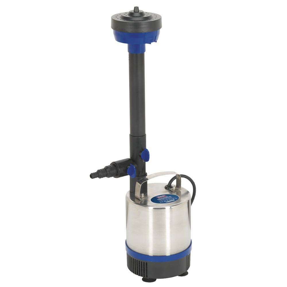 Sealey Submersible Pond Pump Stainless Steel 3000L/hr 230V WPP3000S