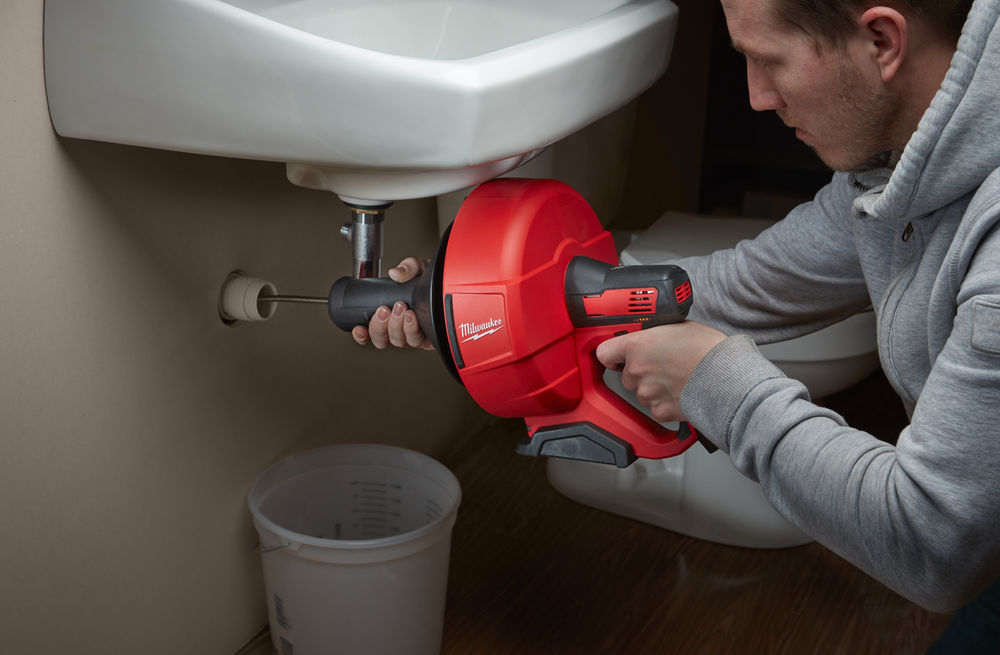 Milwaukee M12 Sub Compact Plumbing Drain Cleaner With Spiral Diameter 8MM M12BDC8-0