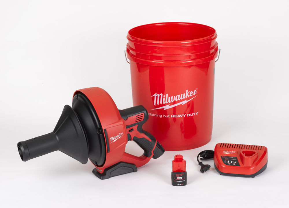 Milwaukee M12 Sub Compact Plumbing Drain Cleaner With Spiral Diameter 8MM M12BDC8-202C