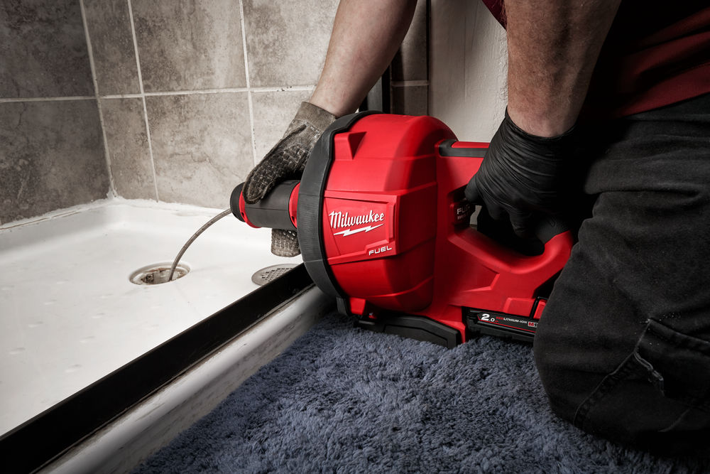 Milwaukee M18 Fuel Plumbing Drain Cleaner - Power Feed 8MM M18FDCPF8-501