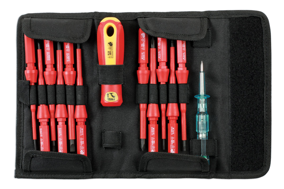 Laser Insulated Interchangeable Screwdriver Set 14pc 7435