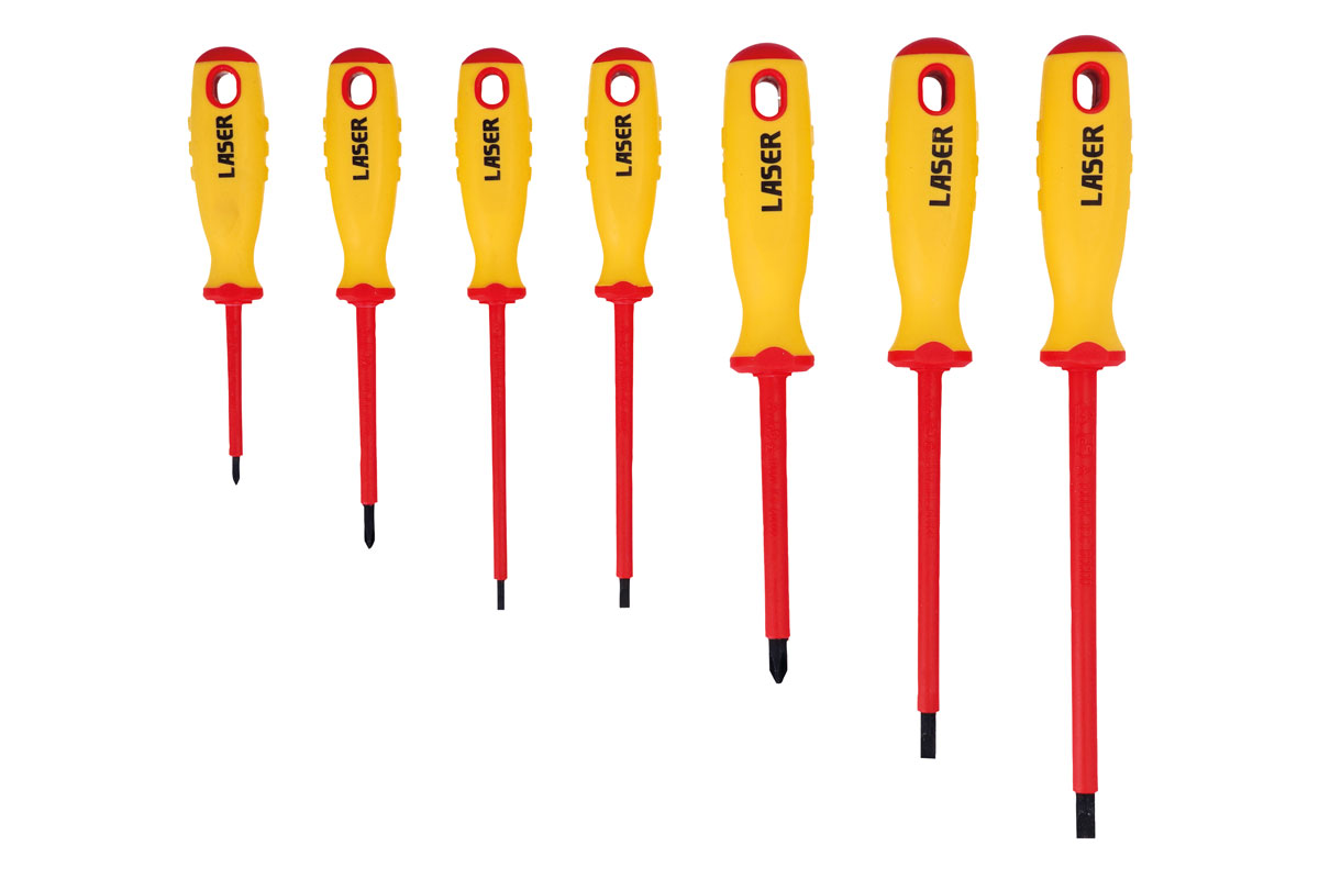 Laser Insulated Screwdriver Set 7pc 5986