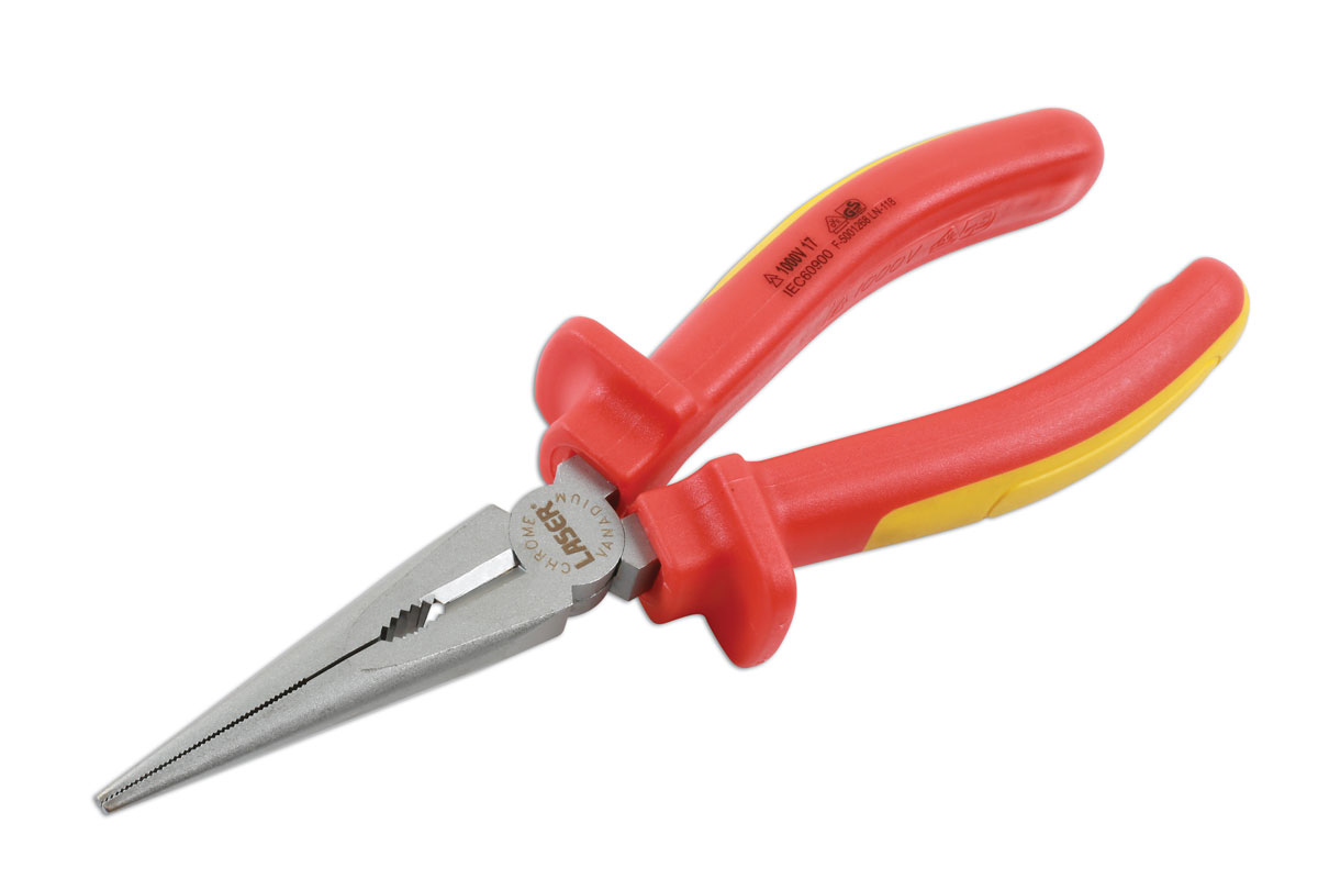 Laser Insulated Long Nose Pliers 200mm 7469