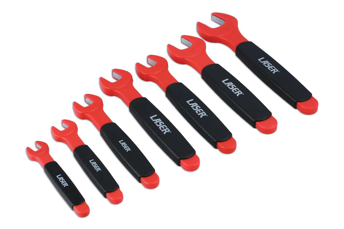 Laser Insulated Open Ended Spanner Set 7pc 6048
