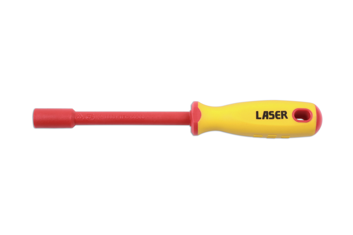 Aexit Flexible Nut Driver, 7 Mm Innensechskant – Mit Kunststoffgriff, 25 Cm Lang, Für Enge Räume