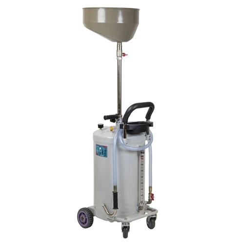 SIP 80 LITRE GRAVITY WASTE OIL DRAINER 03700, Wheel-mounted for easy movement