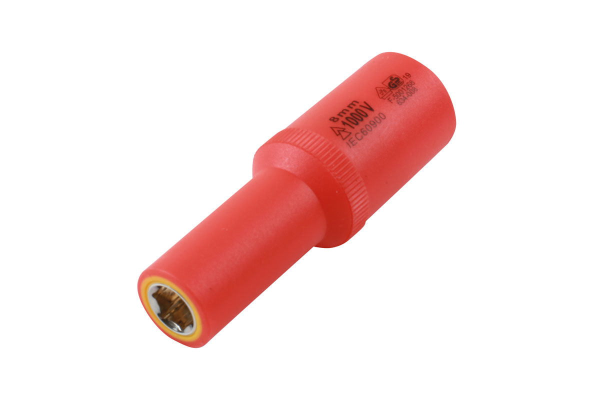 Laser Insulated Deep Magnetic Socket 3/8"D 10mm LA7563