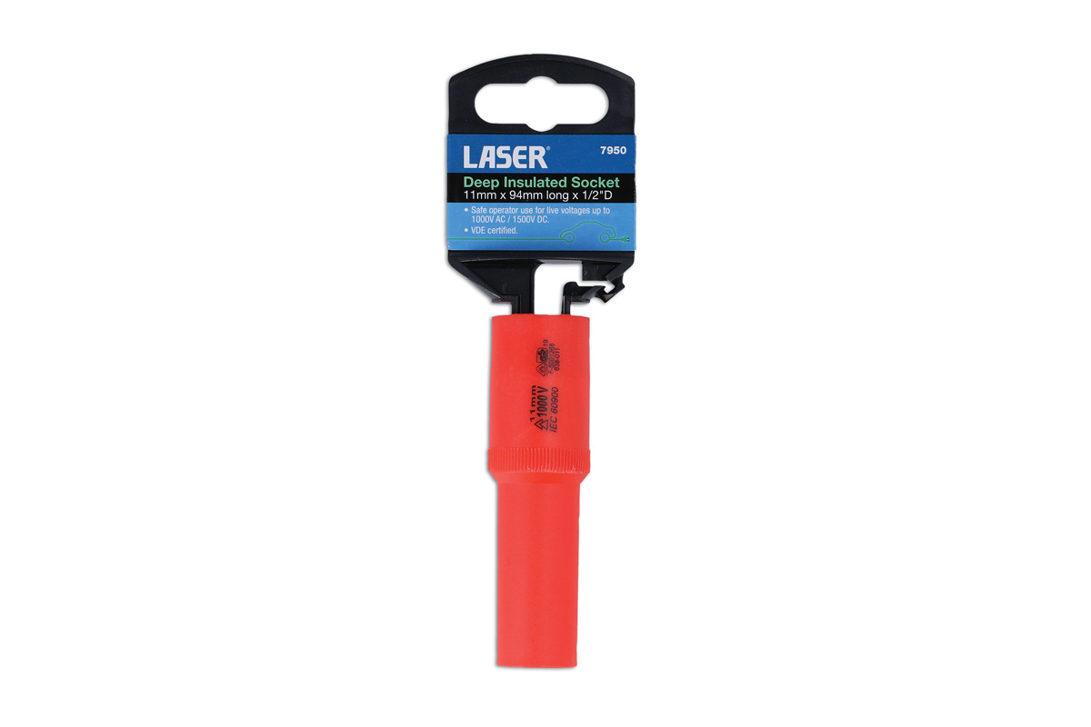 Laser Deep Insulated Socket 1/2"D 11mm 7950