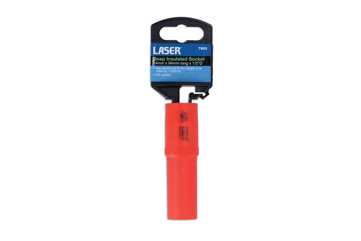 Laser Deep Insulated Socket 1/2"D 14mm 7953