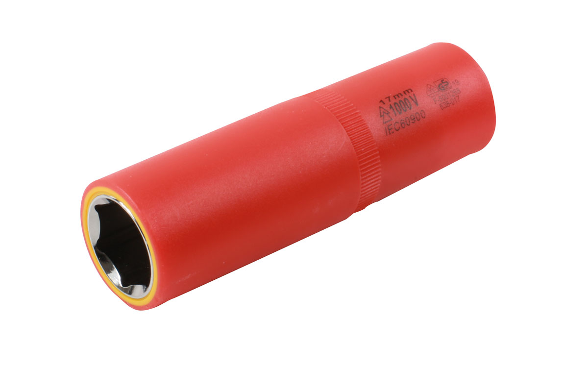 Laser Deep Insulated Socket 1/2"D 17mm 7955