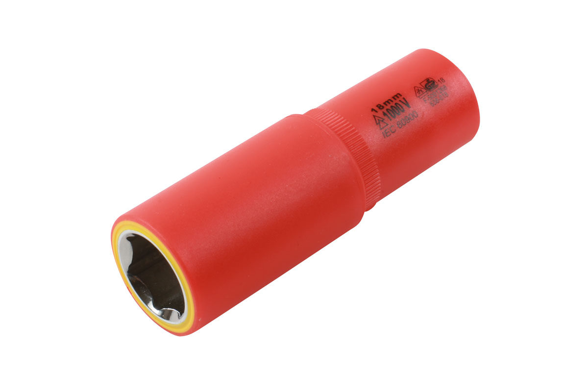 Laser Deep Insulated Socket 1/2"D 18mm 7956