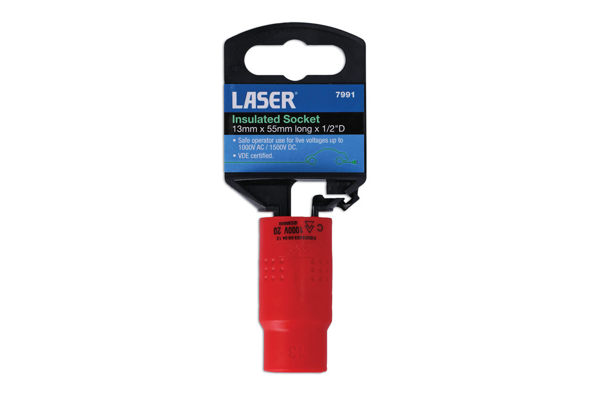 Laser Insulated Socket 1/2"D 13mm 7991