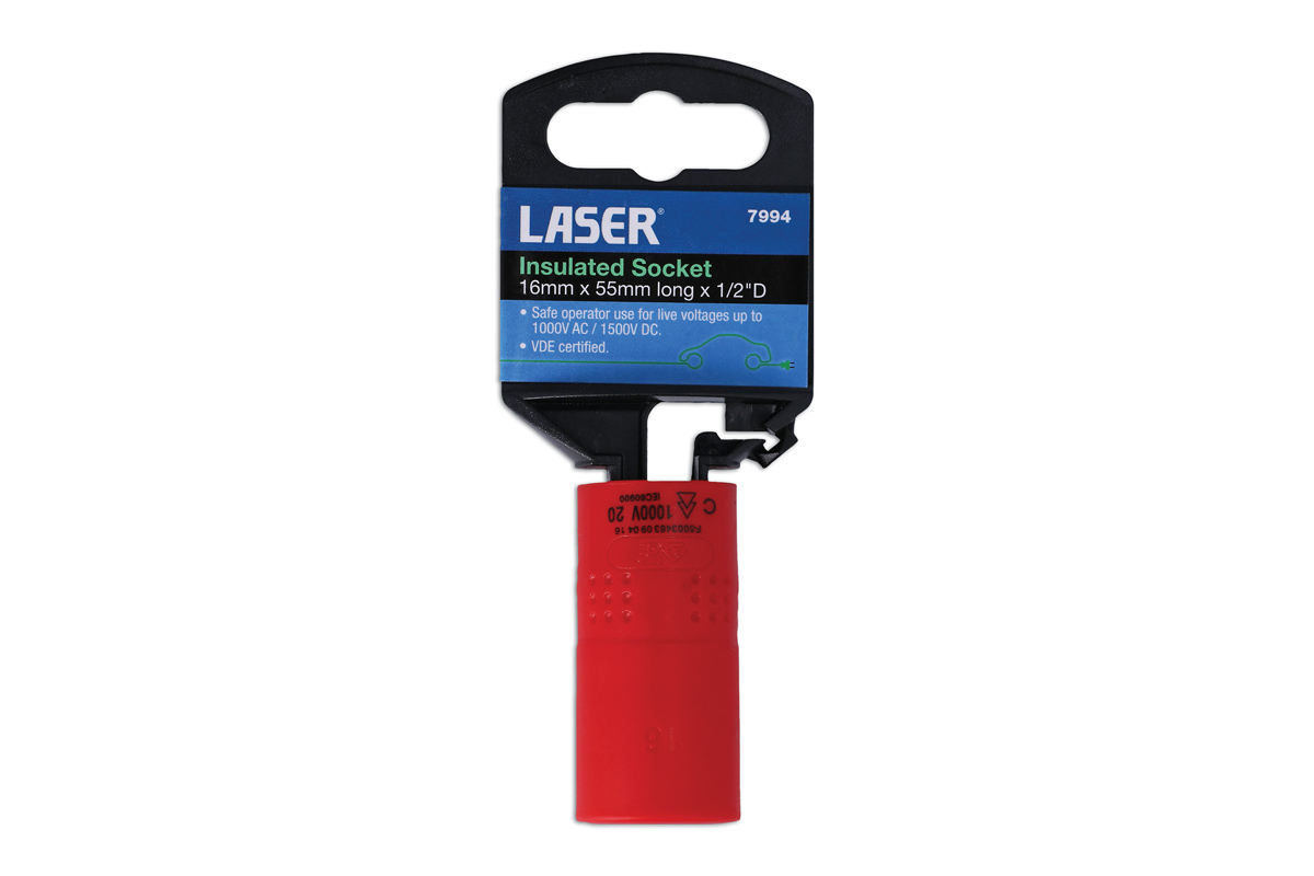 Laser Insulated Socket 1/2"D 16mm 7994