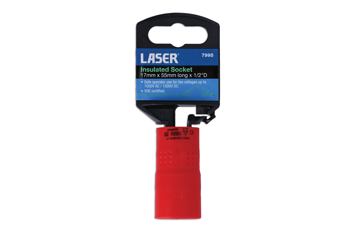 Laser Insulated Socket 1/2"D 17mm 7995