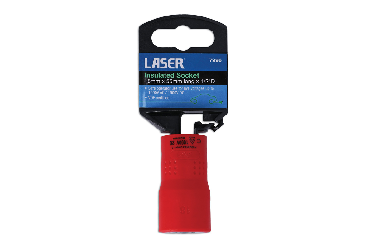 Laser Insulated Socket 1/2"D 18mm 7996