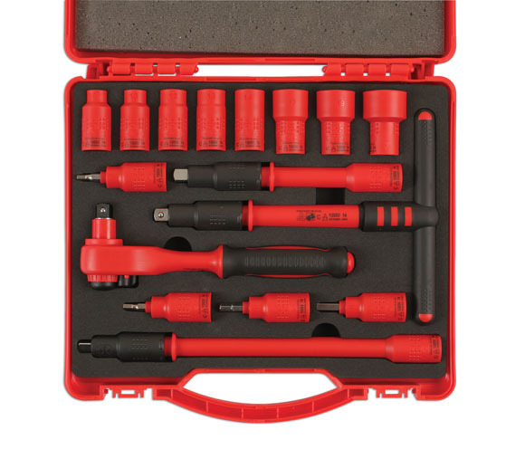 Laser Insulated Socket Set 3/8"D 16pc 6148