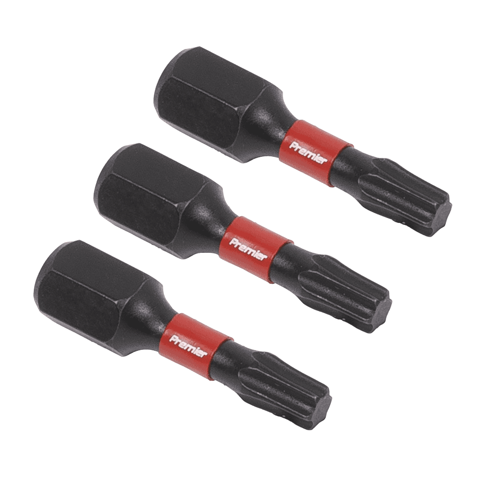 Sealey TRX-Star* T20 Impact Power Tool Bits 25mm - 3pc AK8217