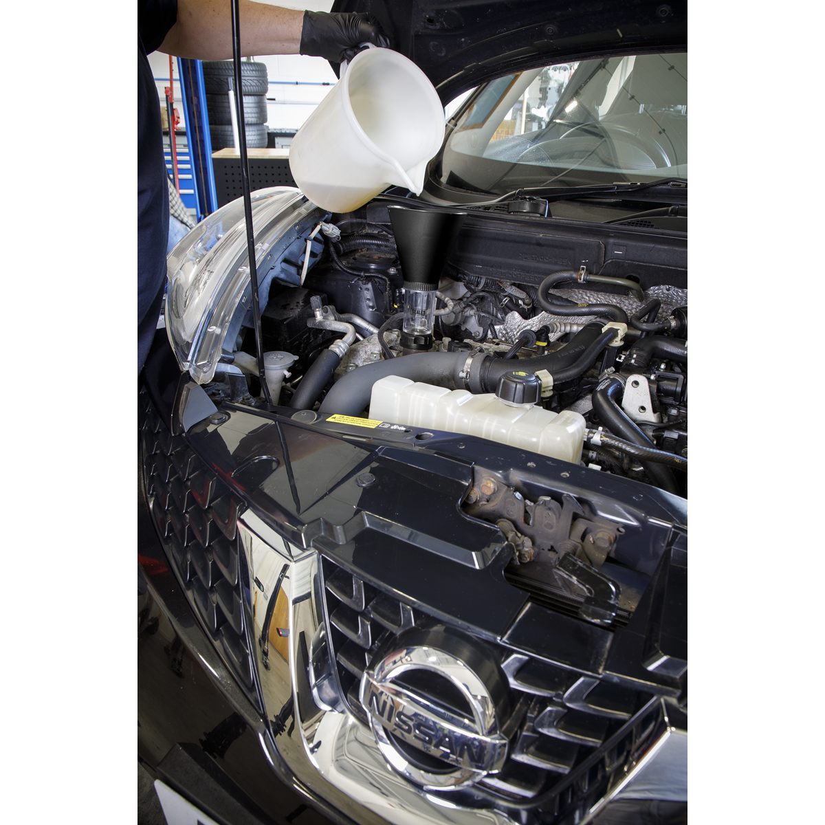Sealey Engine Oil Funnel Set 5pc - Audi, Seat, Skoda and Volkswagen VS7105