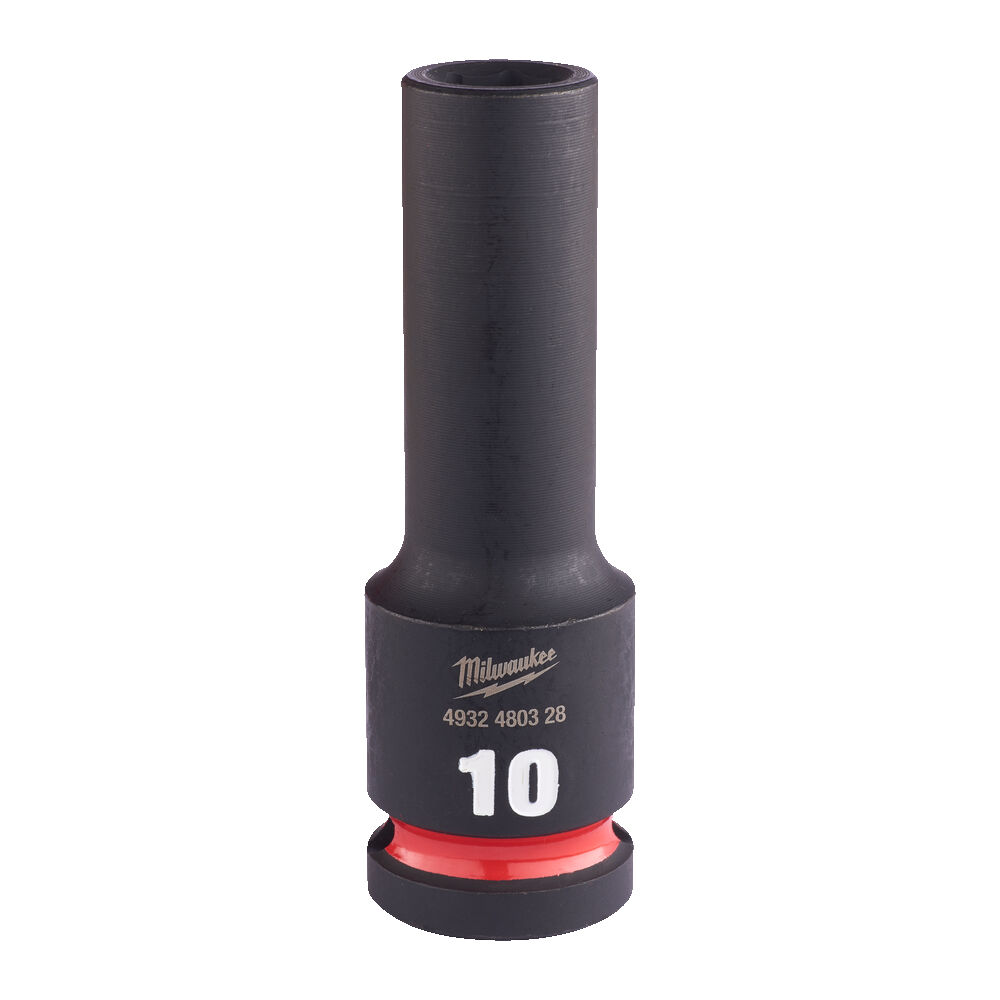 Milwaukee 10mm 1/2" Shockwave Impact Duty Deep Impact Socket 4932480328