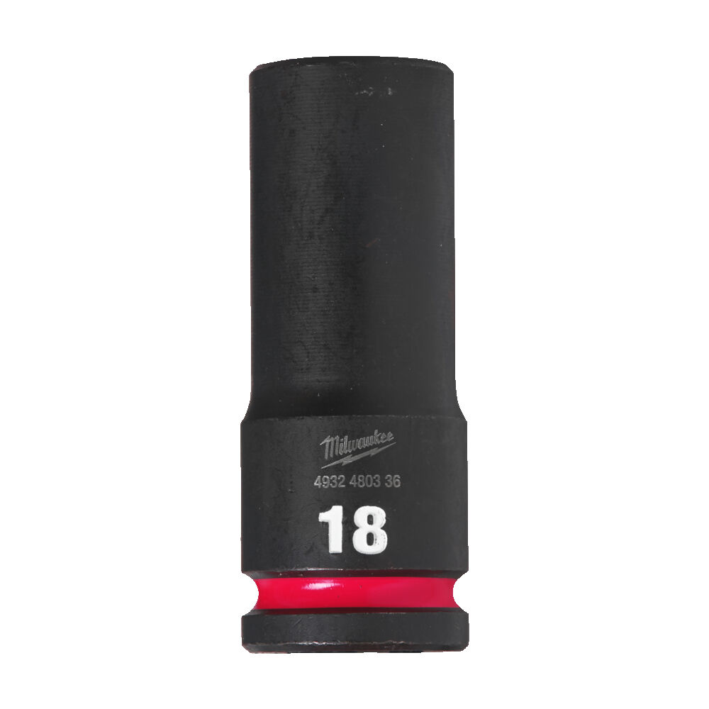 Milwaukee 18mm 1/2" Shockwave Impact Duty Deep Impact Socket 4932480336