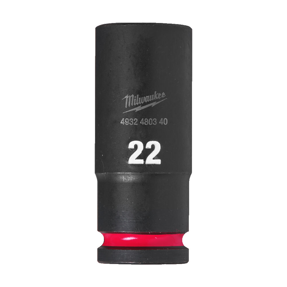 Milwaukee 22mm 1/2" Shockwave Impact Duty Deep Impact Socket 4932480340