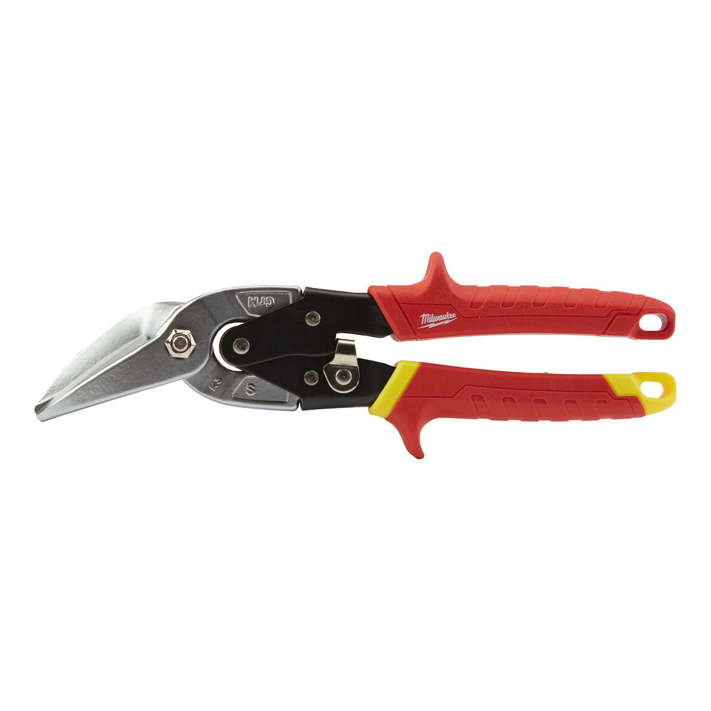 Extra long aviation snips for longer and straighter cuts in one go