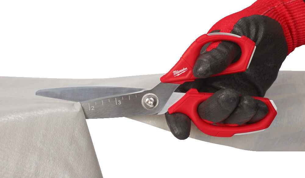 Milwaukee scissors blades with ruler markings