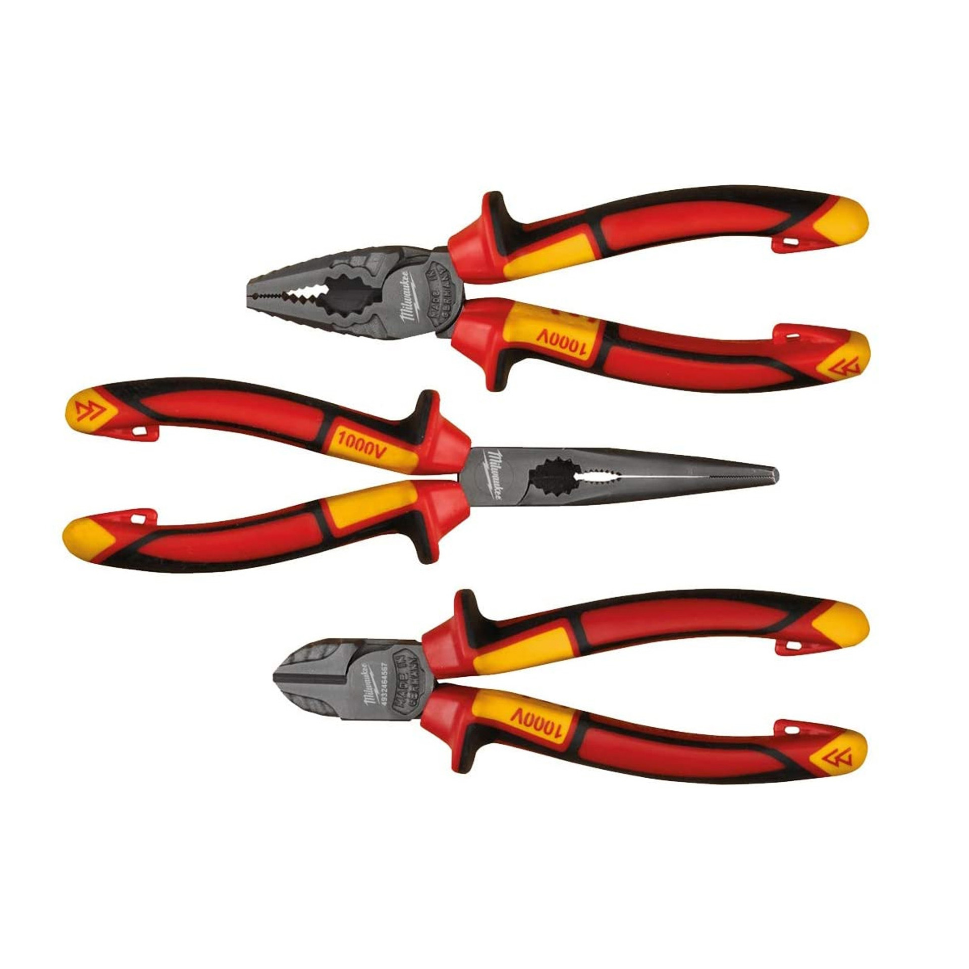 milwaukee vde plier set