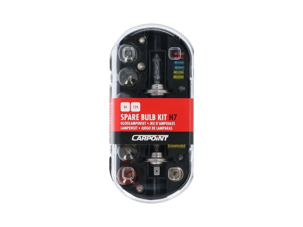 Car Point 30 Piece Spare Car light Bulb Kit H4 0725077