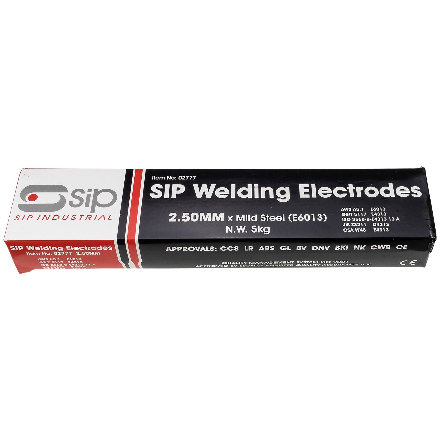 SIP 2.5kg x 2.5mm 6013 Mild Steel Electrodes 02777