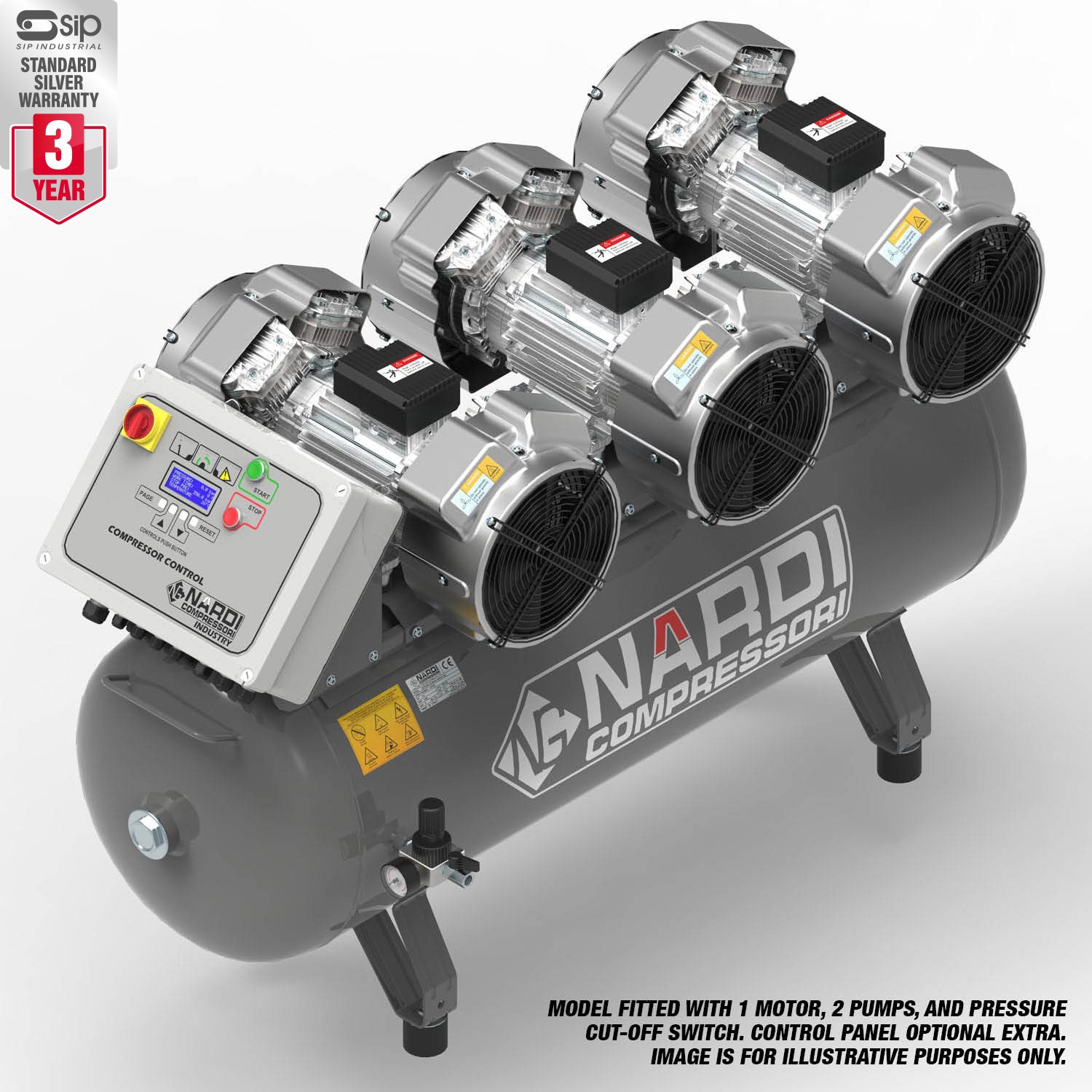 NARDI EXTREME MP 3.00HP 270ltr Compressor EXTMP27030