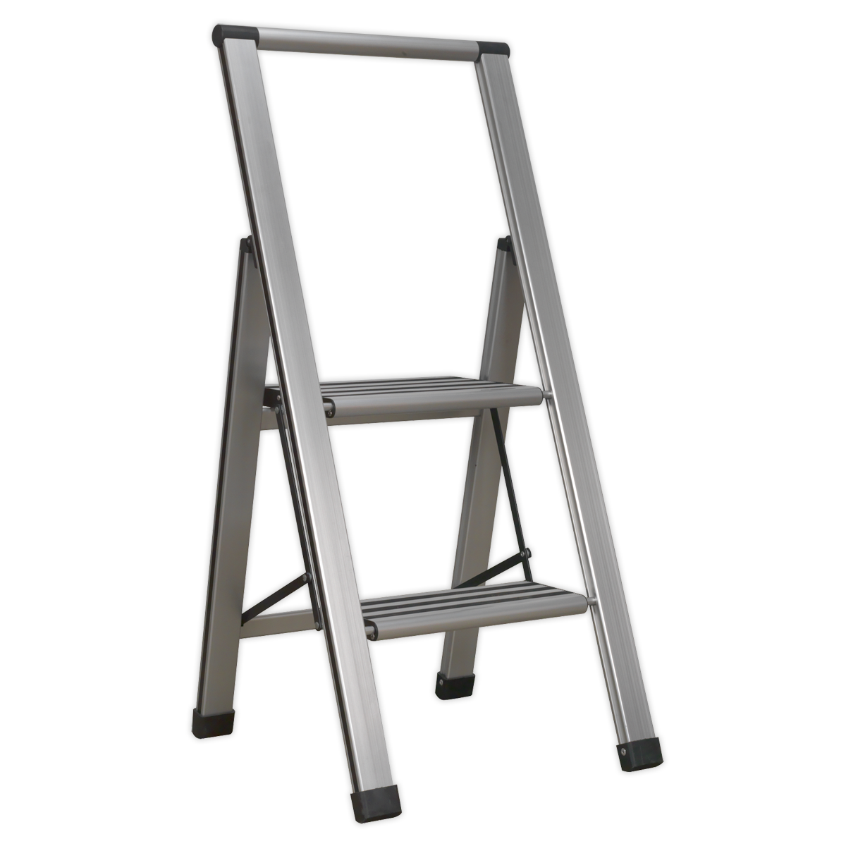 Sealey Aluminium Professional Folding Step Ladder 2-Step 150kg Capacity APSL2