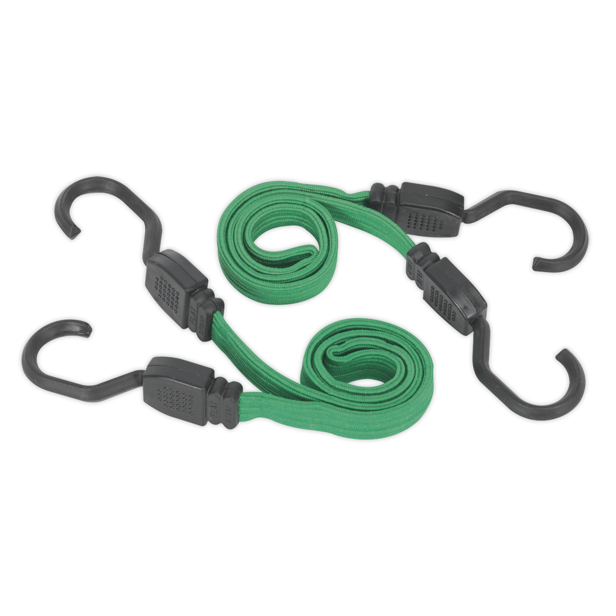 Sealey Heavy-duty Flat Bungee Cord Set 2pc 610mm BCS16