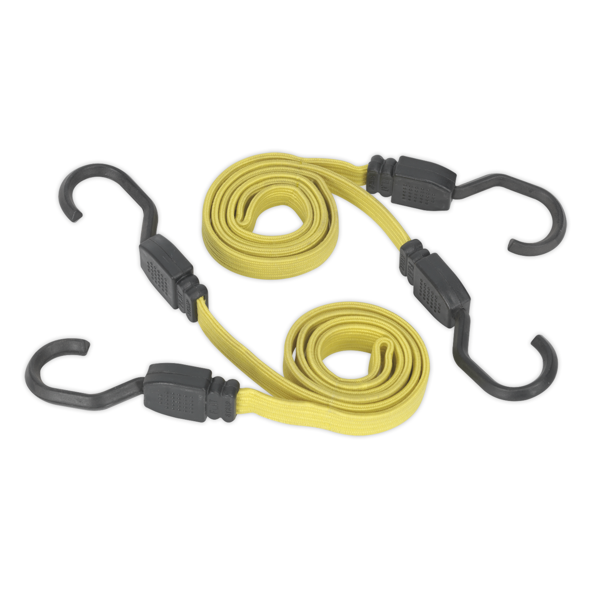 Sealey Flat heavy duty Bungee Cord Set 2pc 910mm BCS18